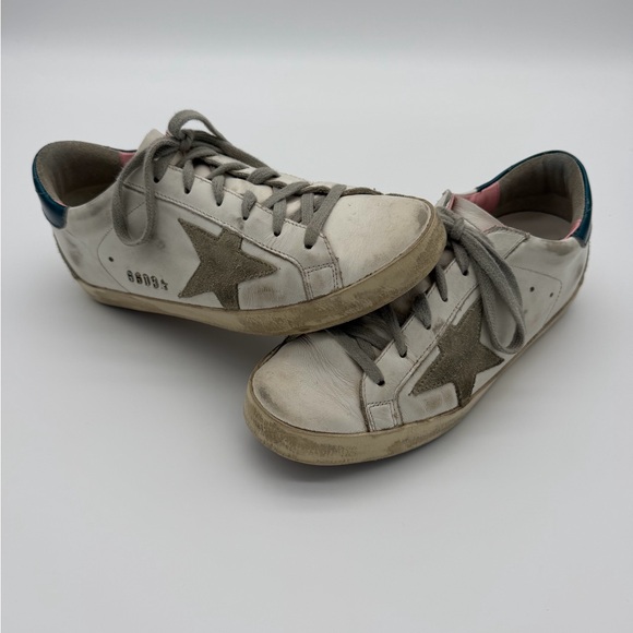 Golden Goose Shoes - Golden Goose Superstar Classic-Size 37-White/Ice/Petroleum-With Box And Dust Bag